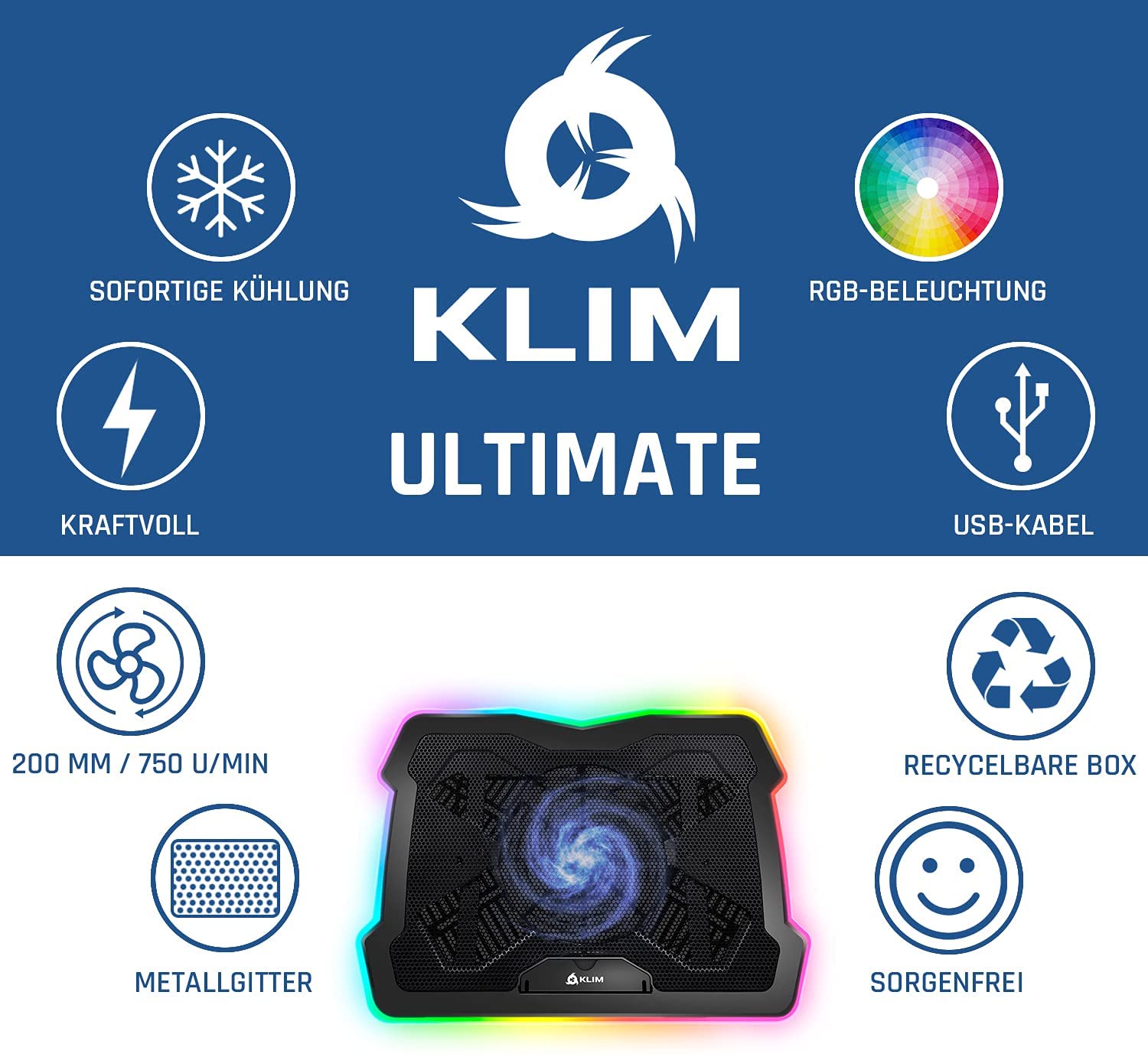 KLIM Ultimate Laptop Kühler