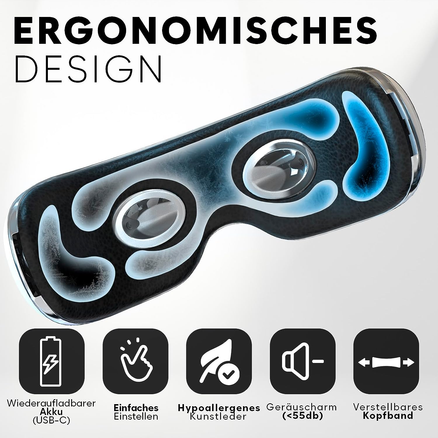 Adamson A70 Augenmassagegerät weiß