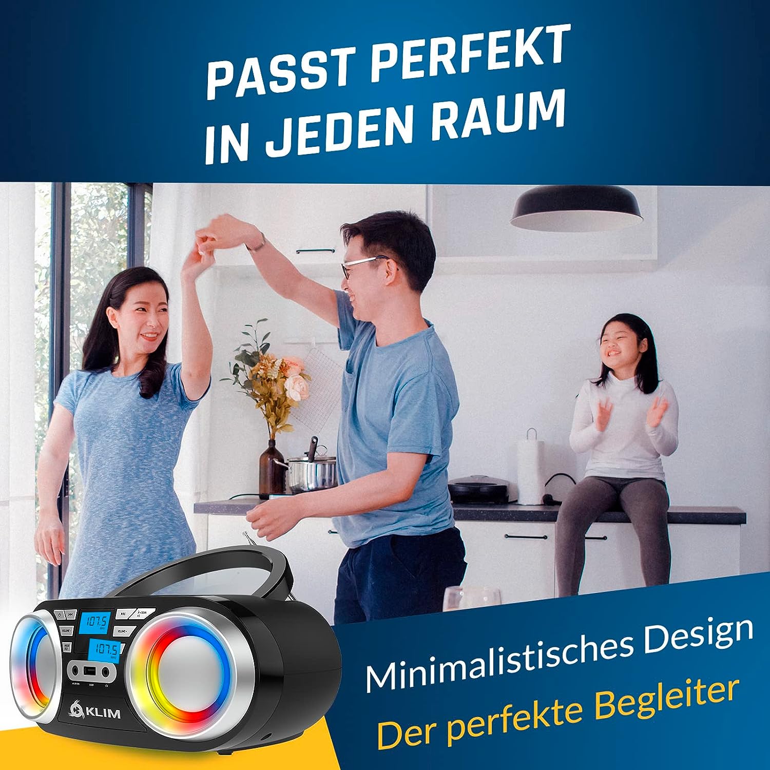 KLIM Boombox 3 CD Player