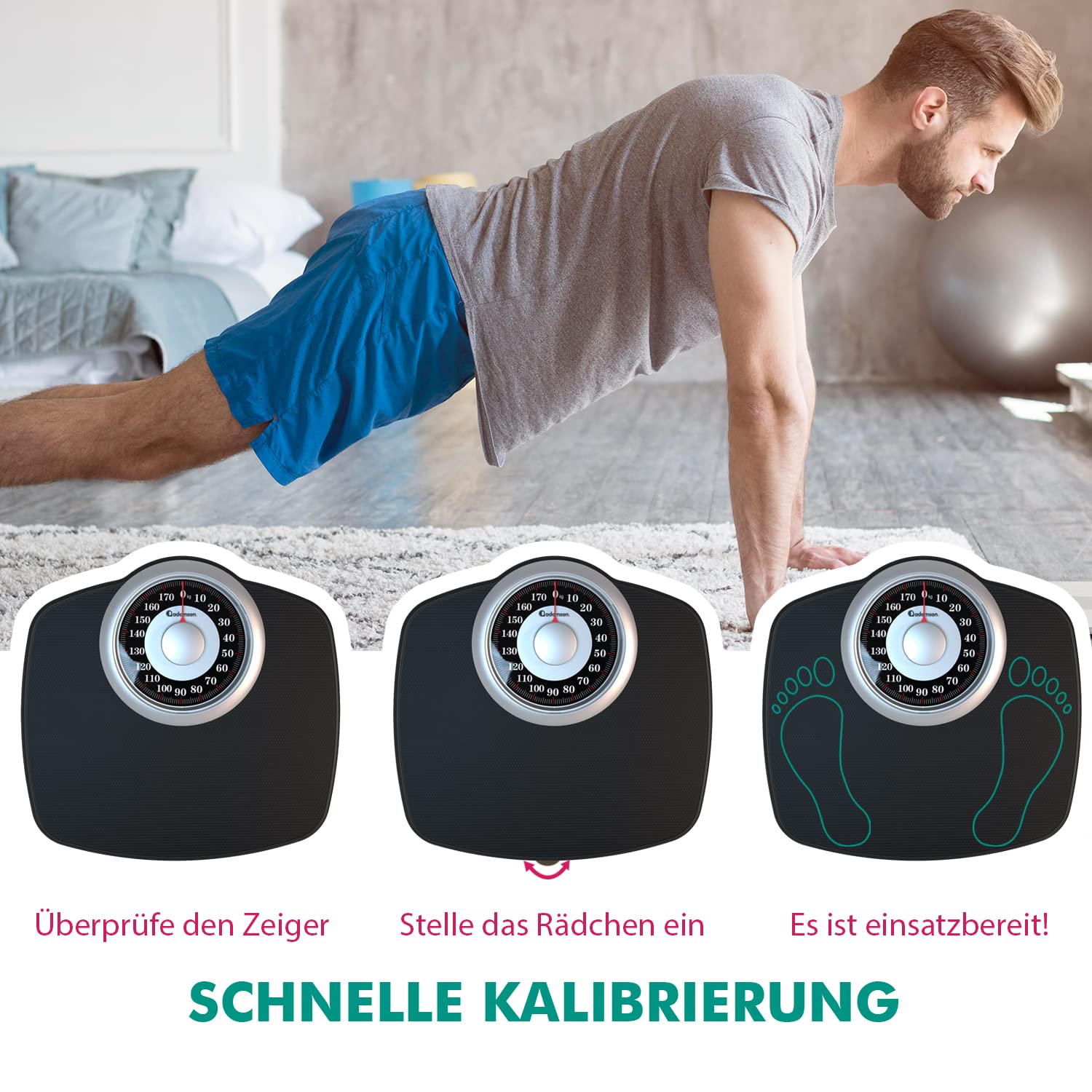 Adamson A25 Analogwaage schwarz