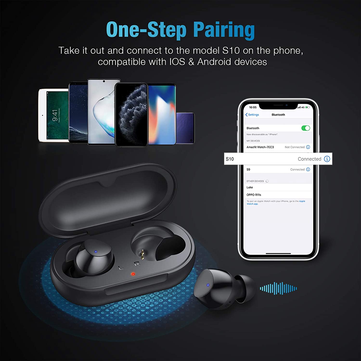 POWERADD S10 Bluetooth Kopfhörer