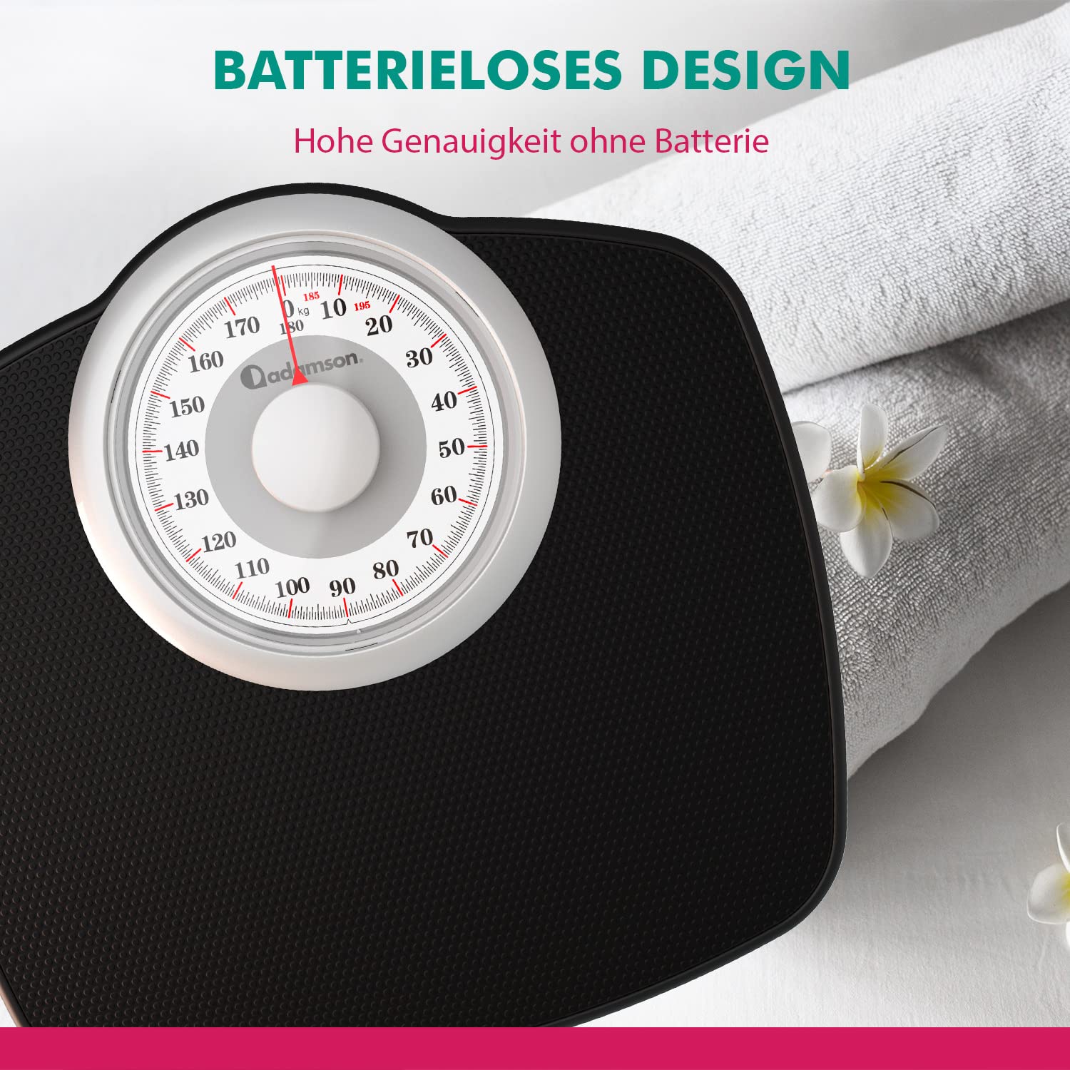 Adamson A25W Analogwaage weiß