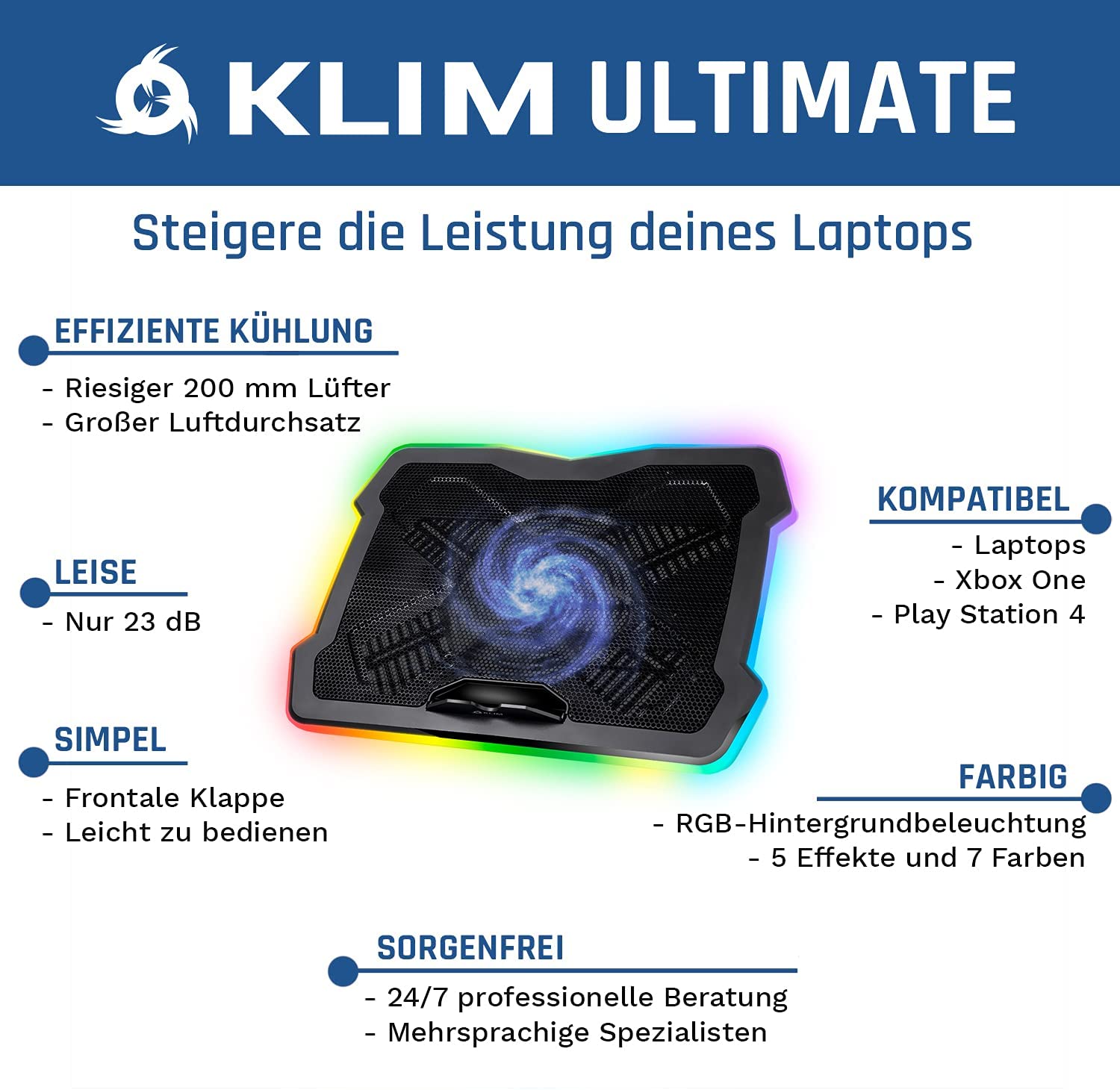 KLIM Ultimate Laptop Kühler