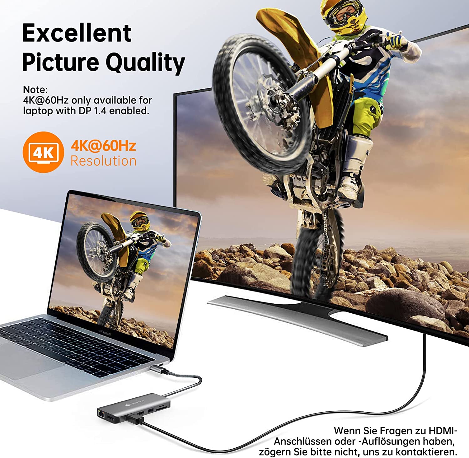 NOVOO USB-C Aluminium Hub 11 Anschlüsse