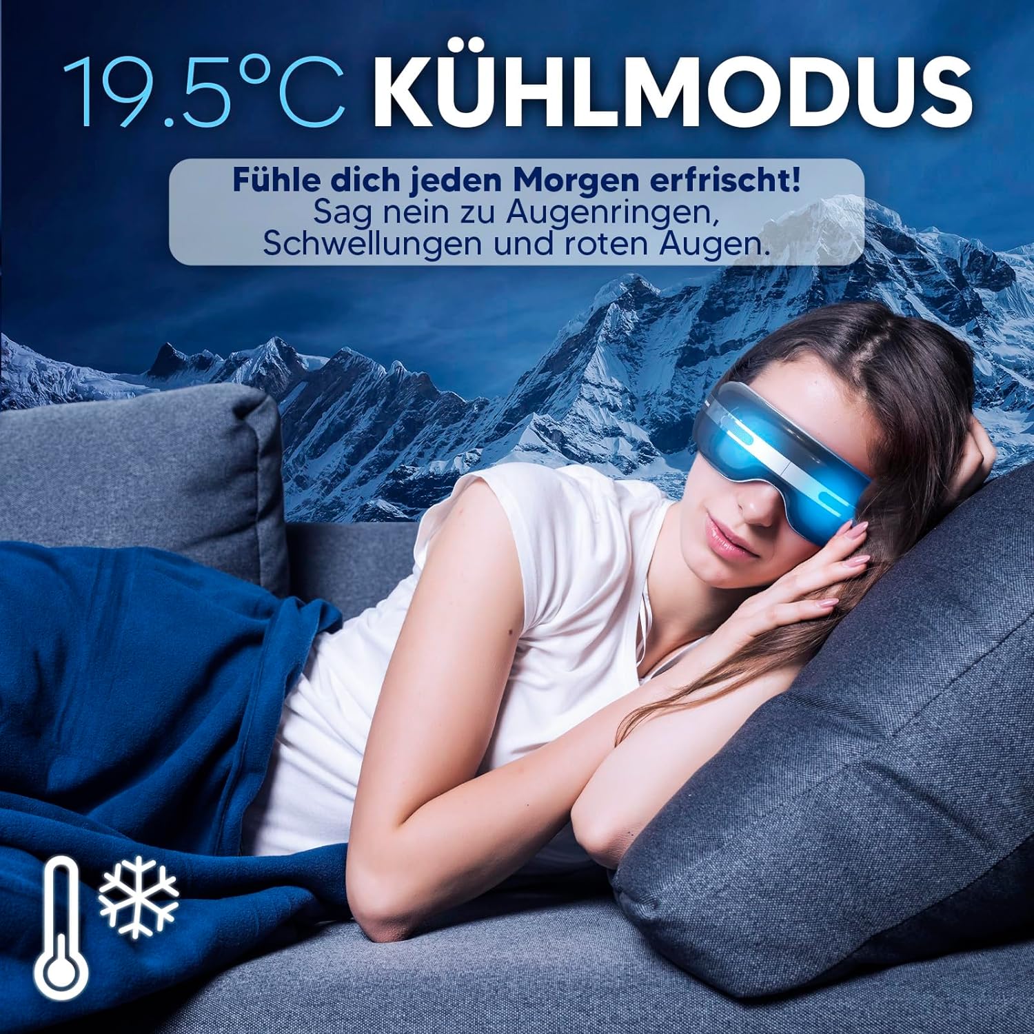 Adamson A70 Augenmassagegerät schwarz