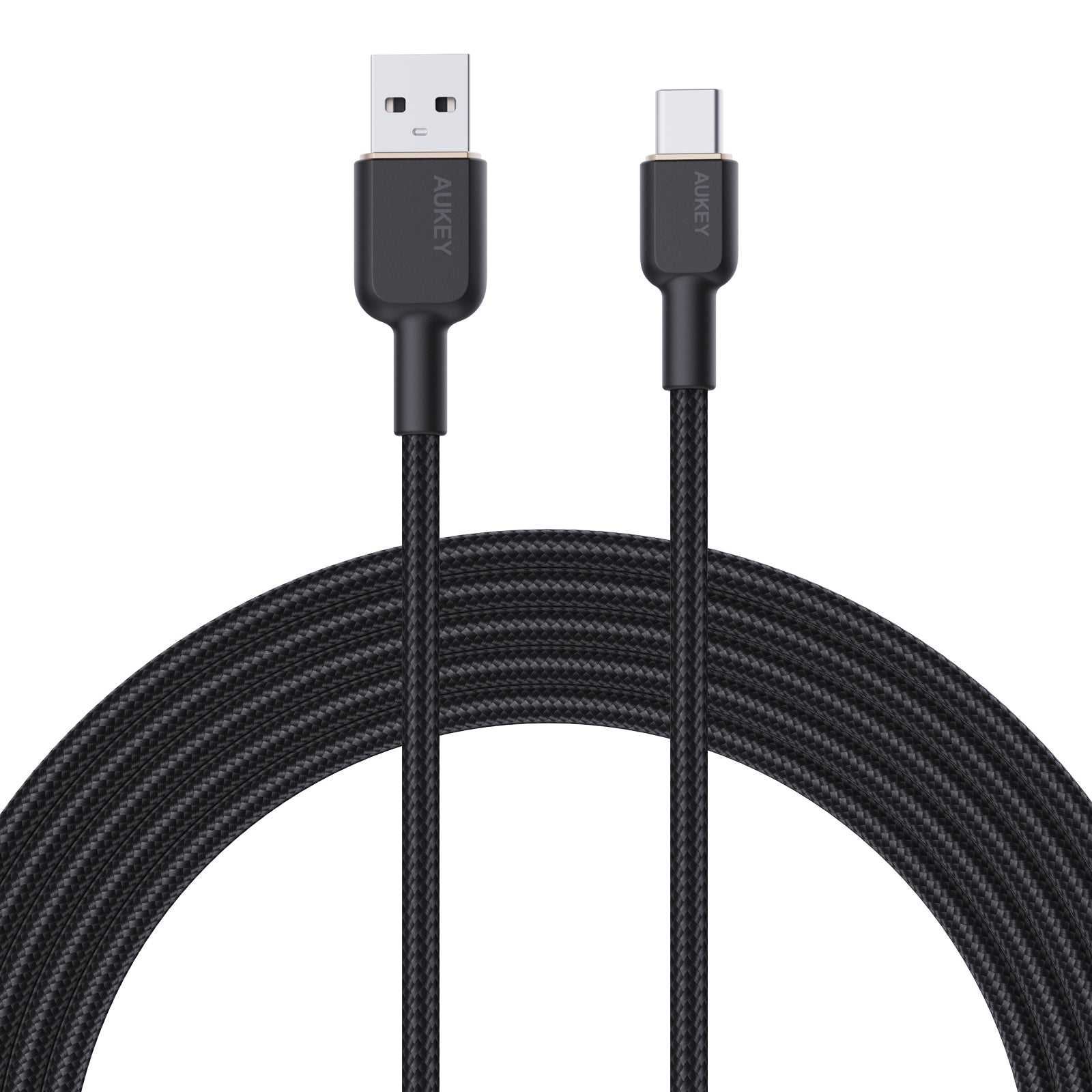 AUKEY CB-NAC1 Circlet AC Nylon ummanteltes USB-A zu USB-C Handy Ladekabel