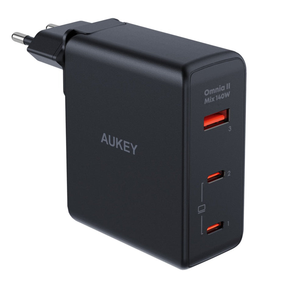 AUKEY PA-B7O Omnia II Mix 140W 3-Port GaN PD 3.1 Handy Ladegerät