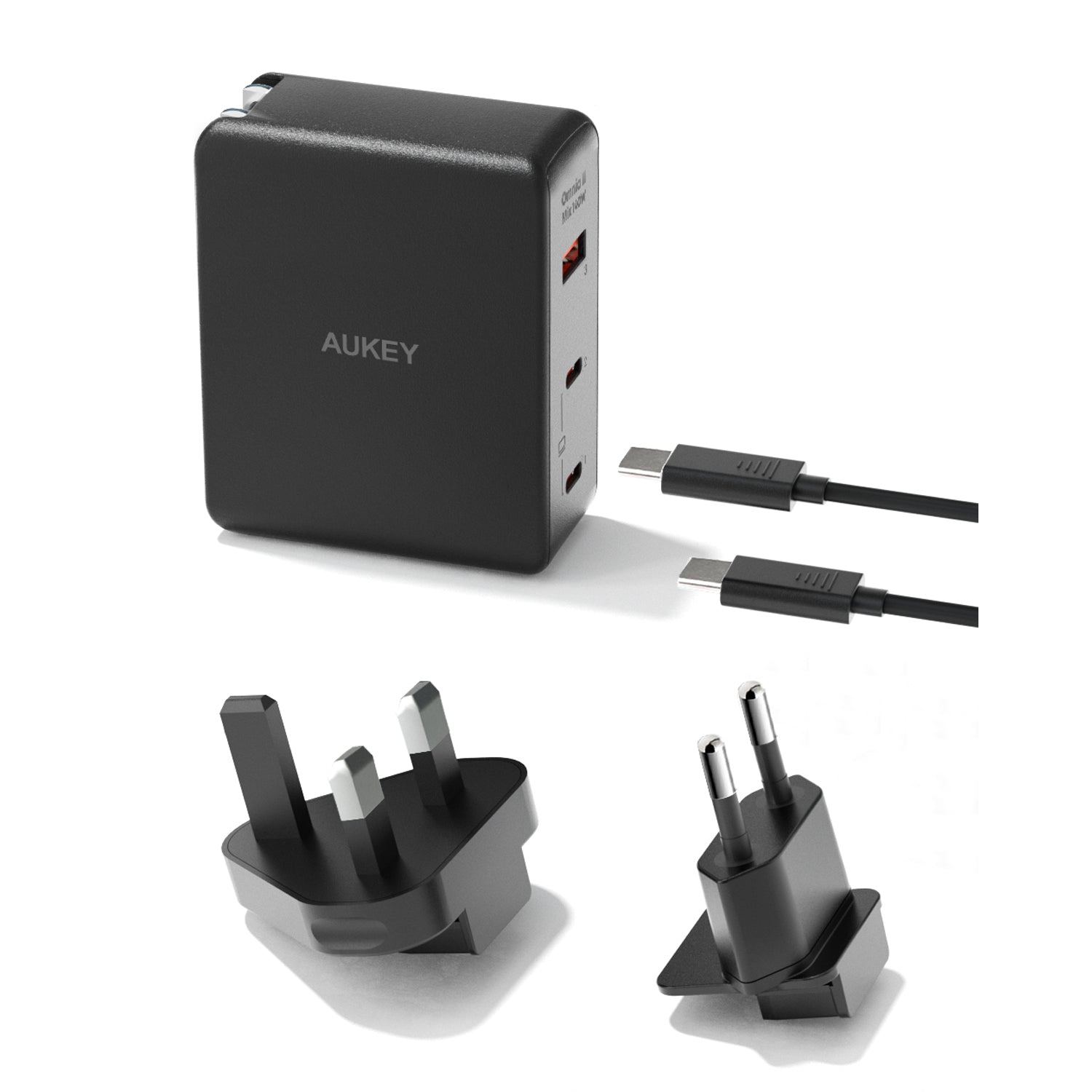 AUKEY PA-B7O Omnia II Mix 140W 3-Port GaN PD 3.1 Handy Ladegerät