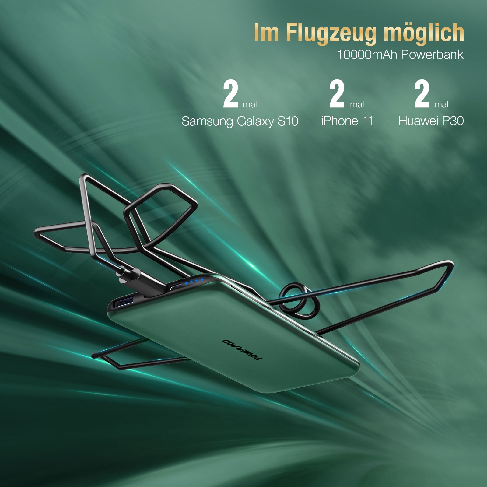 POWERADD EnergyCell Slim 10000 mAh Powerbank