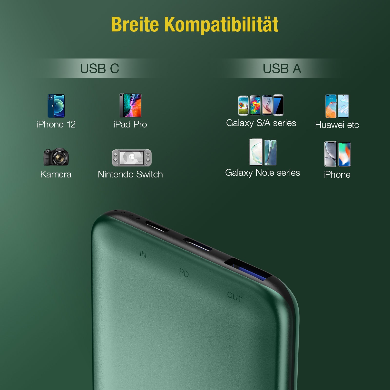 POWERADD EnergyCell Slim 10000 mAh Powerbank