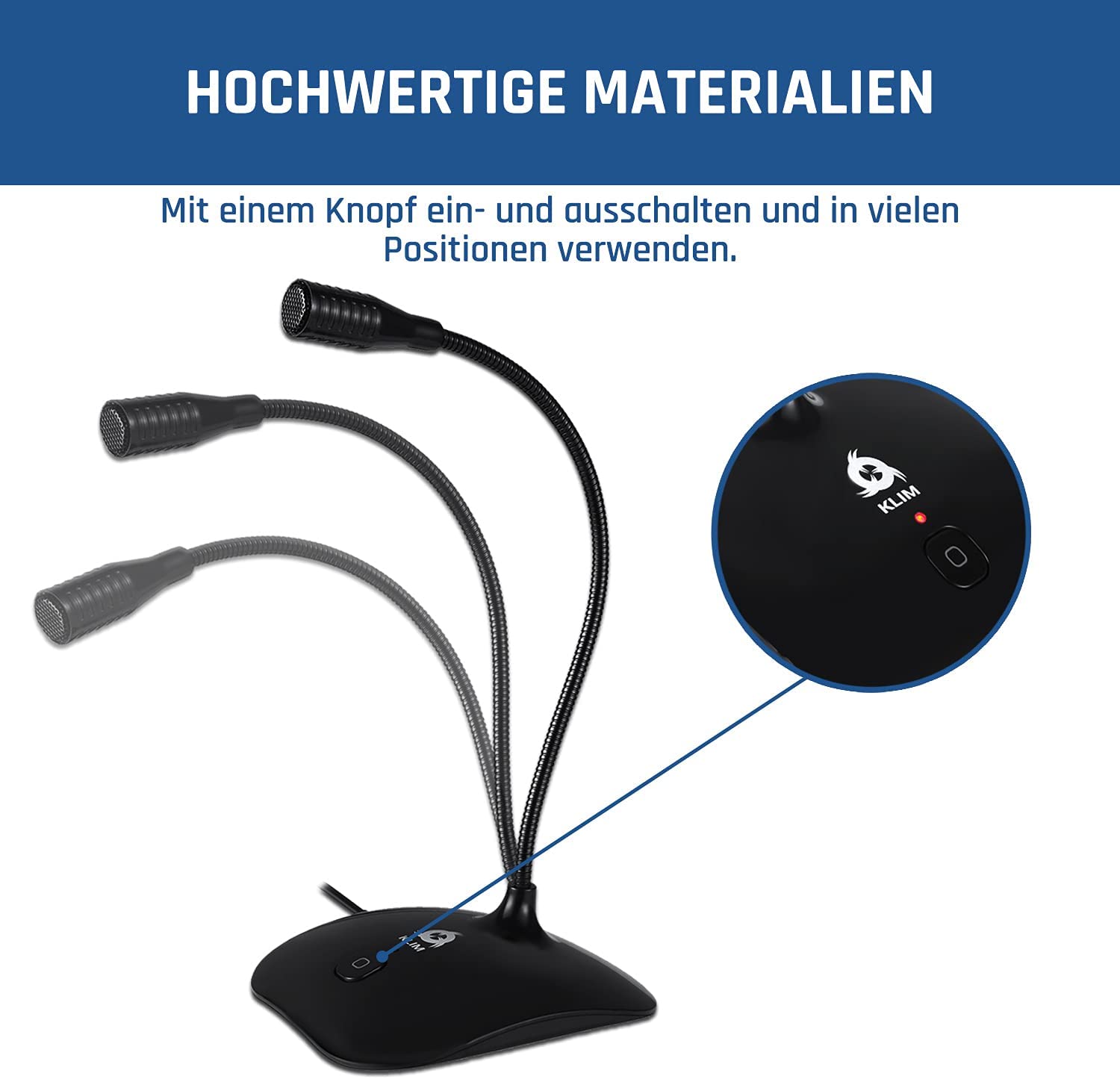 KLIM Talk B PC Standmikrofon