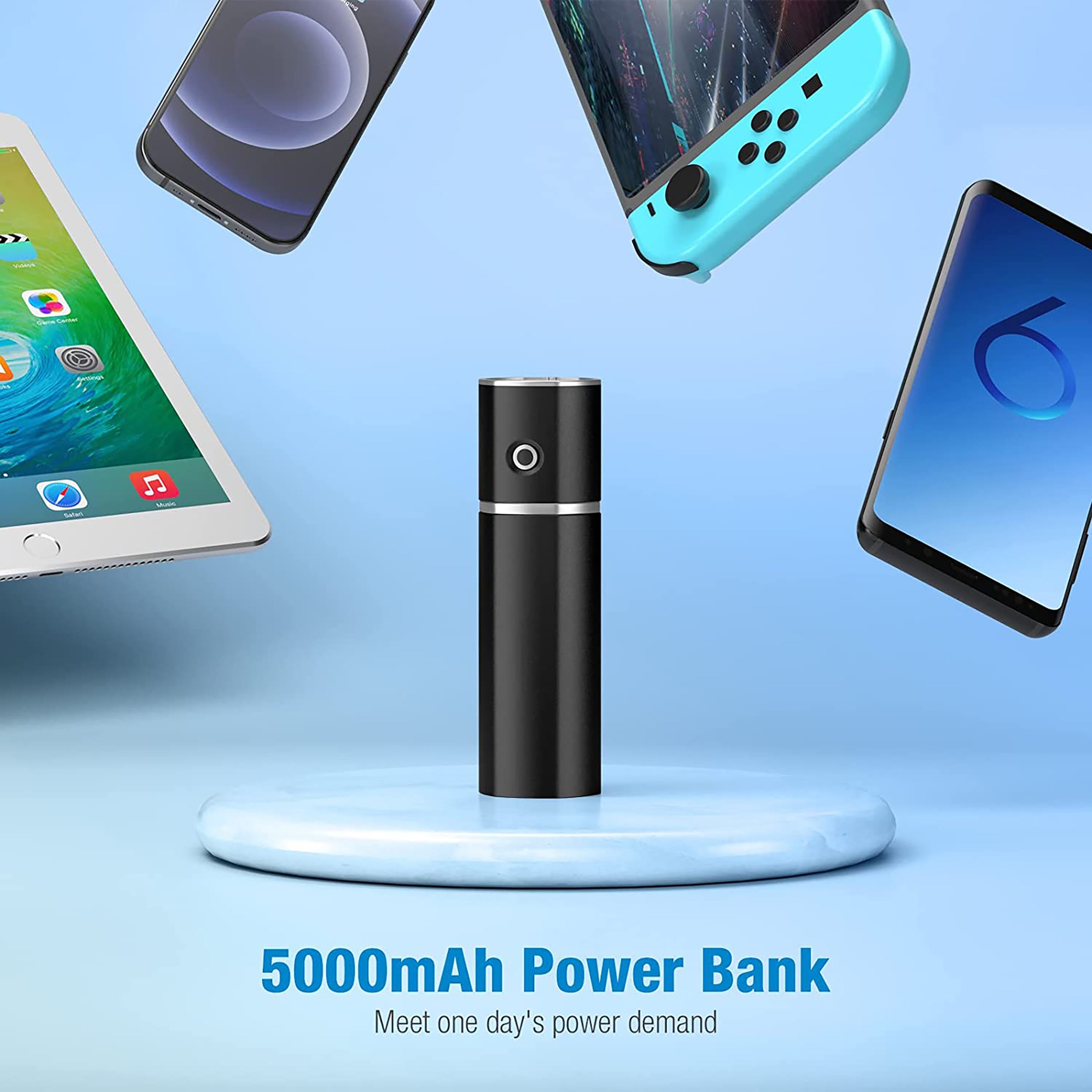 POWERADD Slim 2 5000mAh Powerbank schwarz