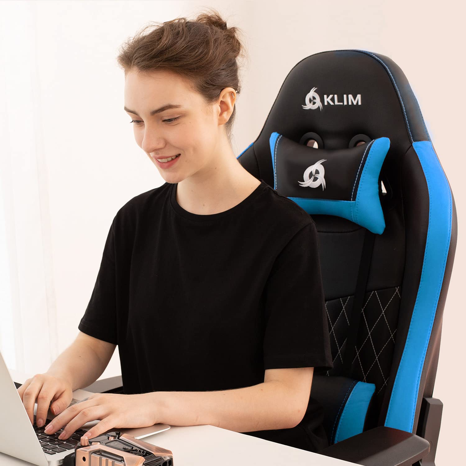 KLIM Esports blue Gaming Stuhl