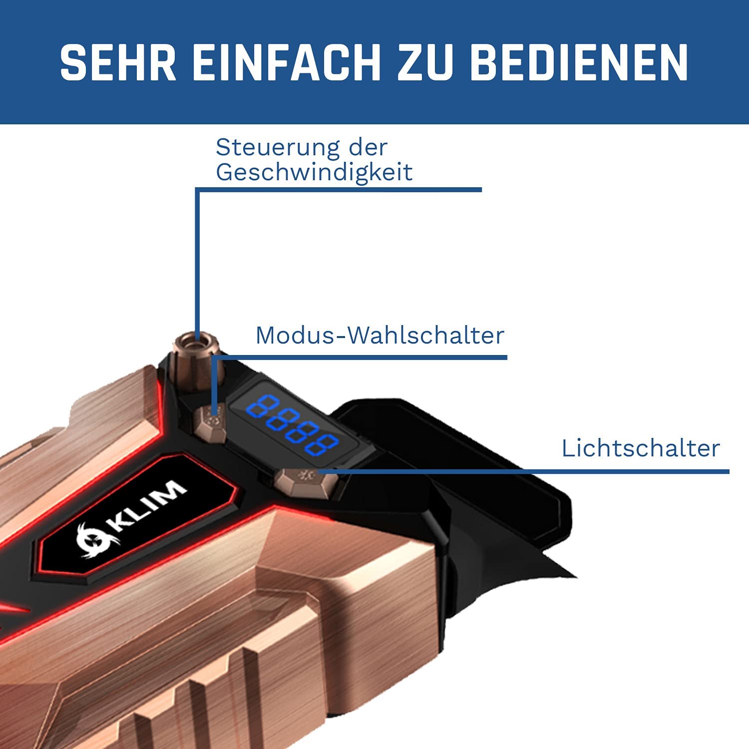 KLIM Cool+ Laptop Kühler