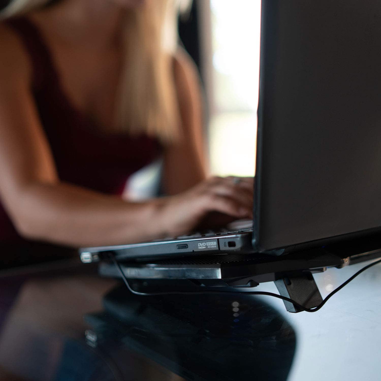 KLIM Pro cooler white Laptop Kühler