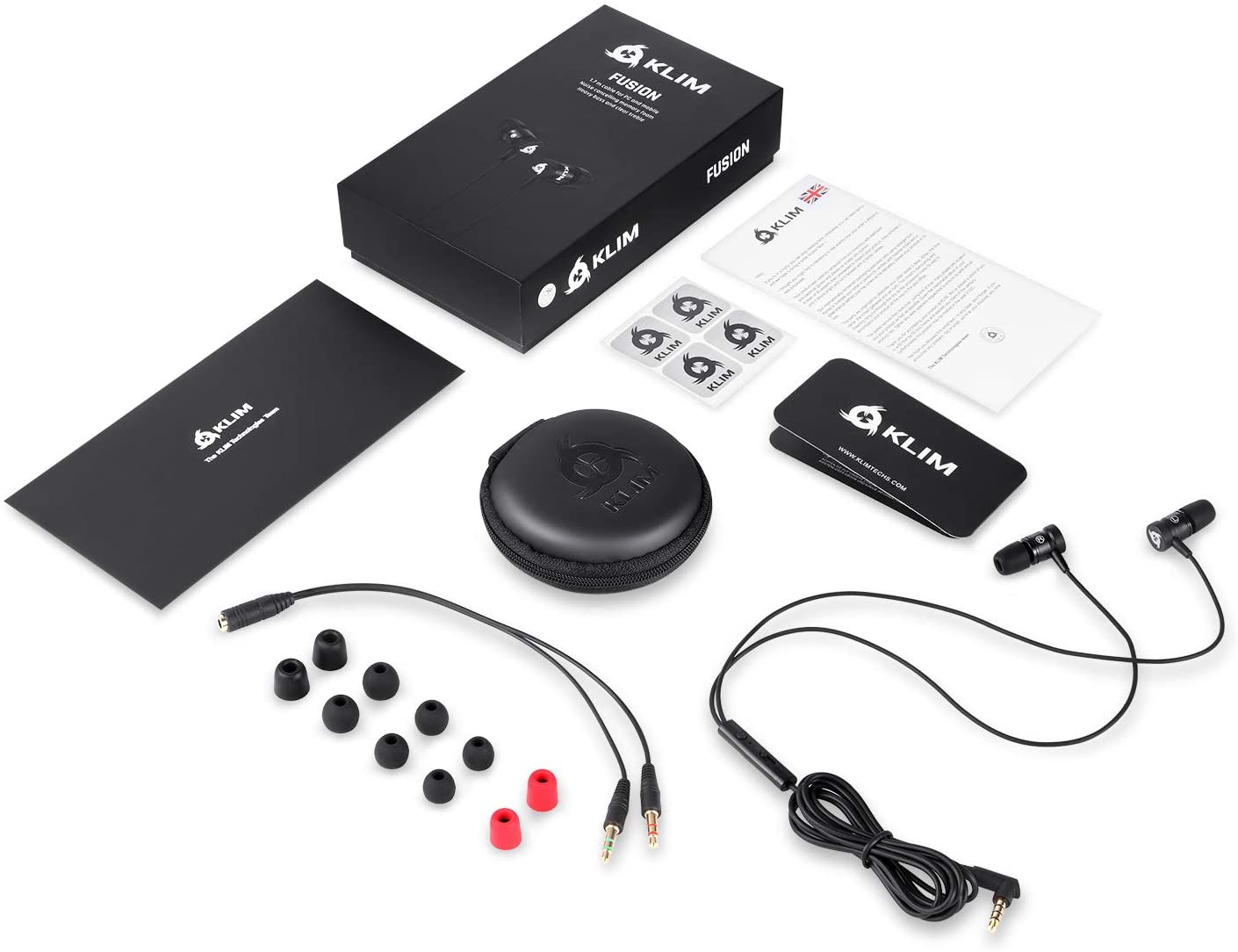 KLIM Fusion Kopfhörer Orange