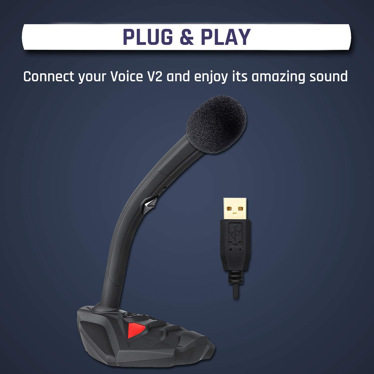 KLIM Voice Red V2 Gaming Mikrofon