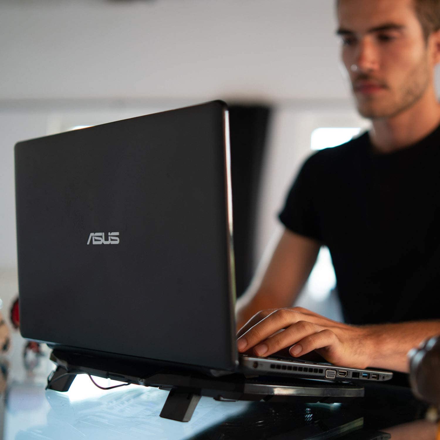 KLIM Pro cooler white Laptop Kühler