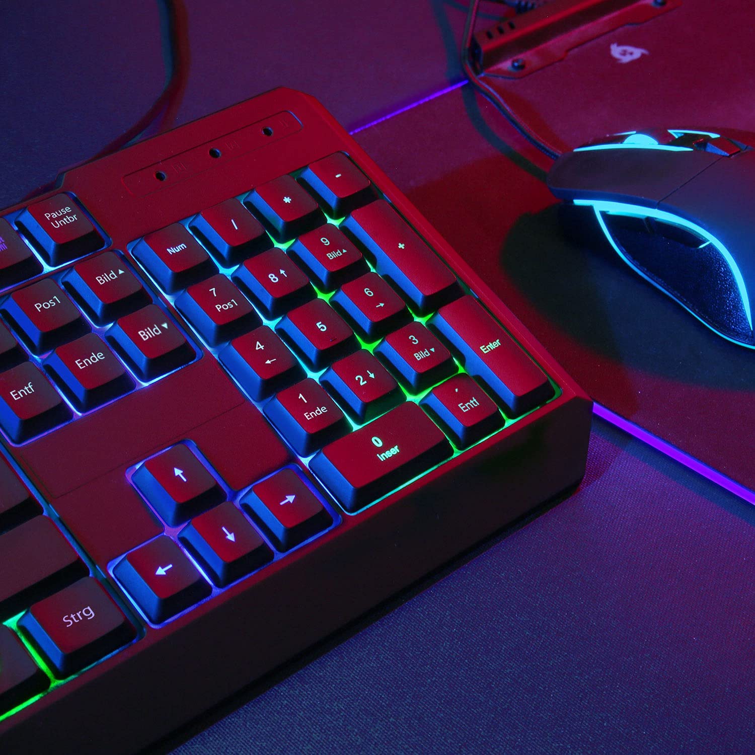 KLIM Chroma DE Gaming Tastatur kabelgebunden