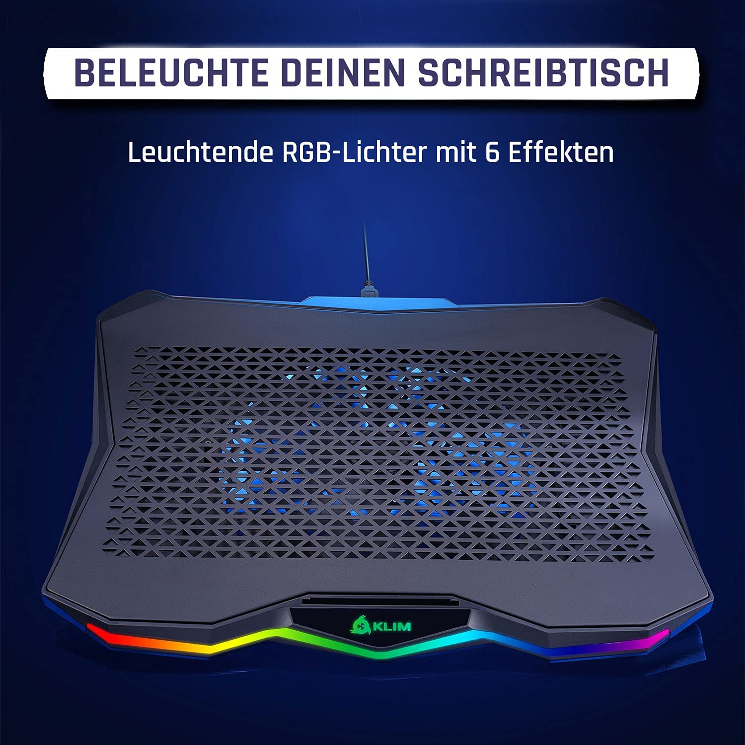 KLIM Rainbow Laptopkühler