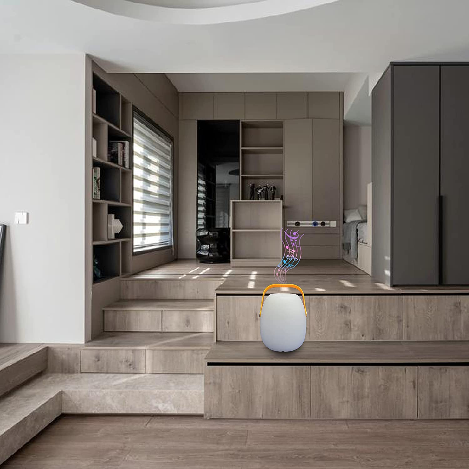 KIWAHK LED Bluetooth Lautsprecher