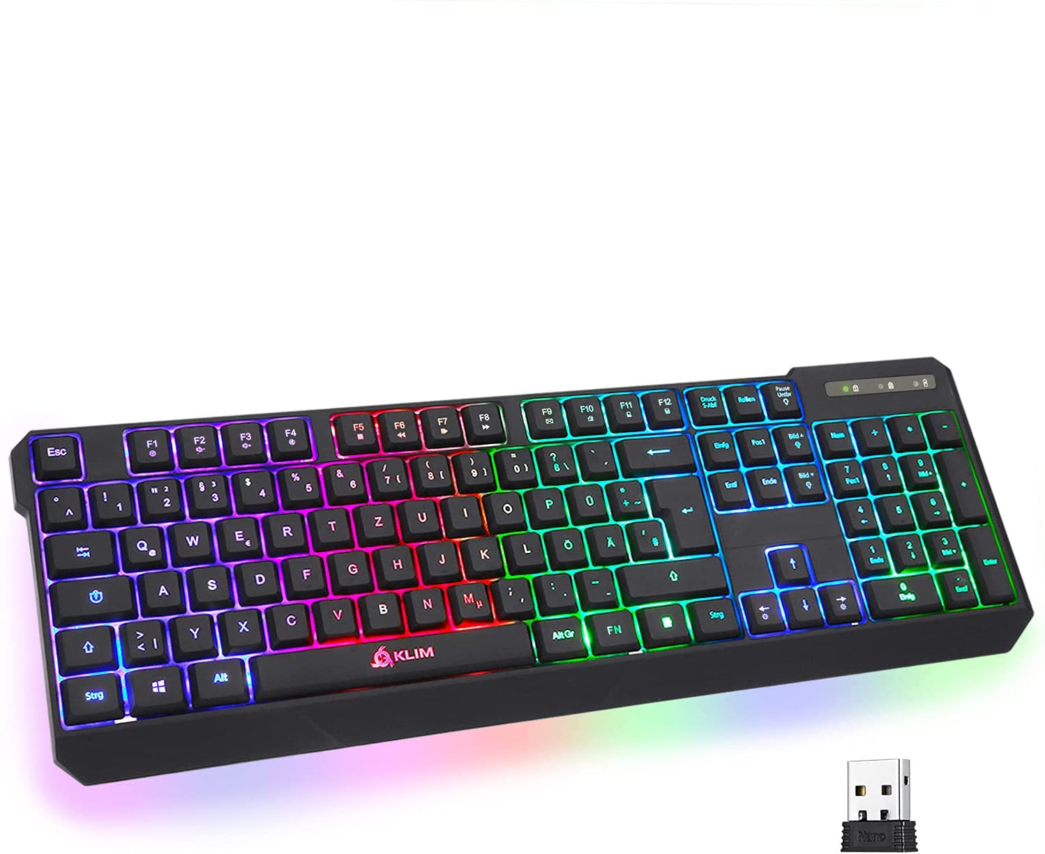 KLIM Chroma kabellose Gaming Tastatur