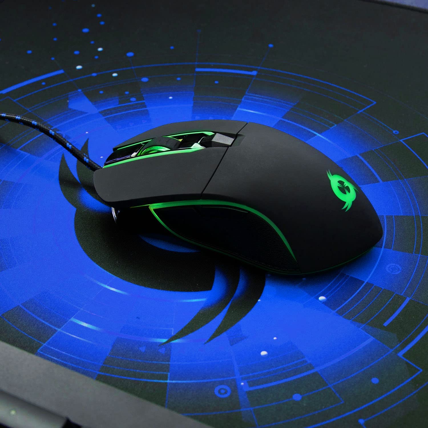 KLIM Logo Mat blue XXL Mauspad