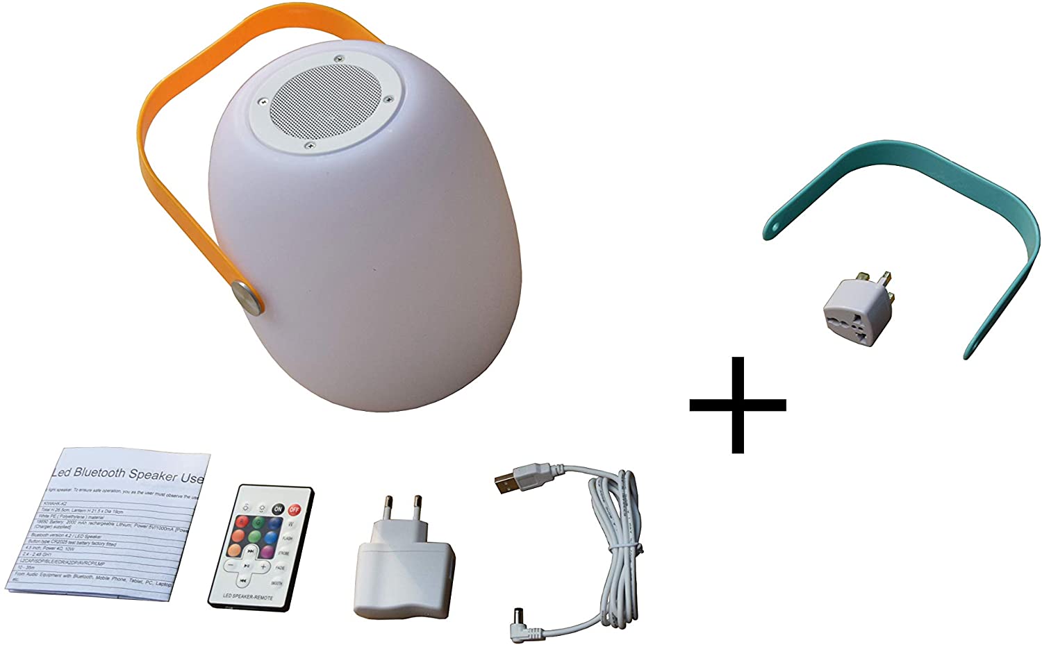 KIWAHK LED Bluetooth Lautsprecher