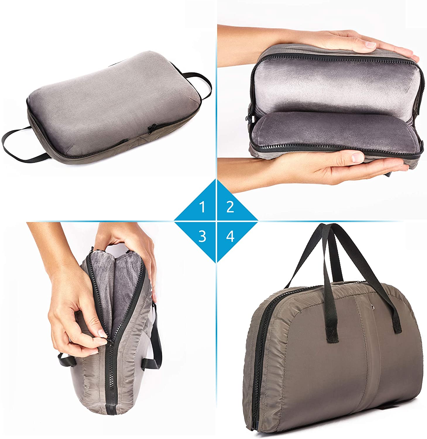 WELLIRA Memory Foam Reisekissen