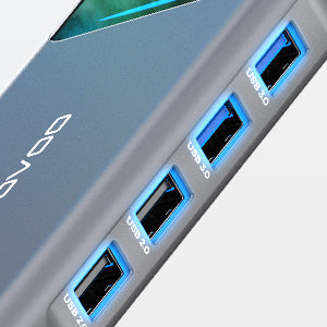 NOVOO USB-C Aluminium Hub 12 Anschlüsse