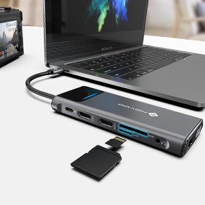 NOVOO USB-C Aluminium Hub 12 Anschlüsse