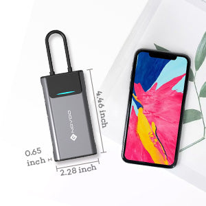 NOVOO USB-C Aluminium Hub 9 Anschlüsse