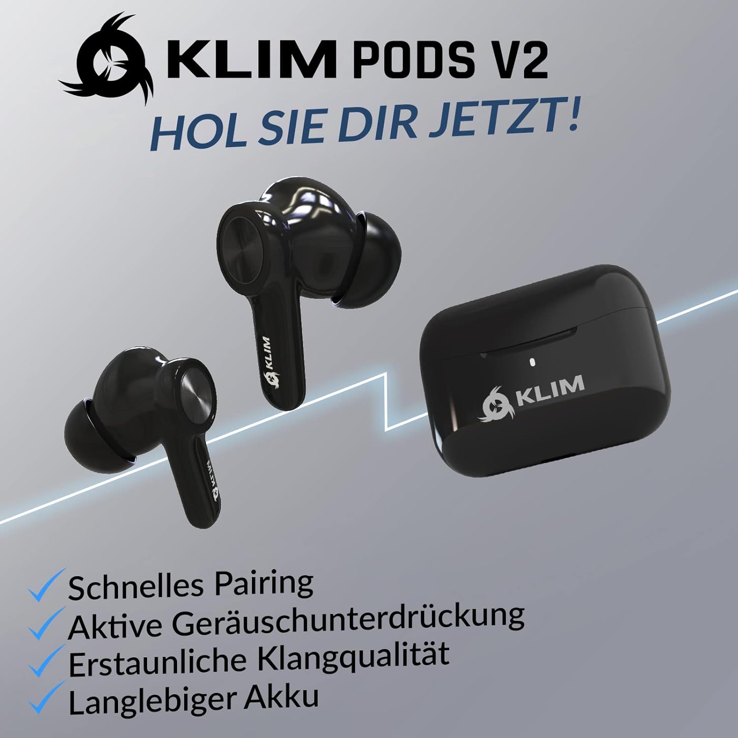 KLIM Pods True Wireless Bluetooth Kopfhörer