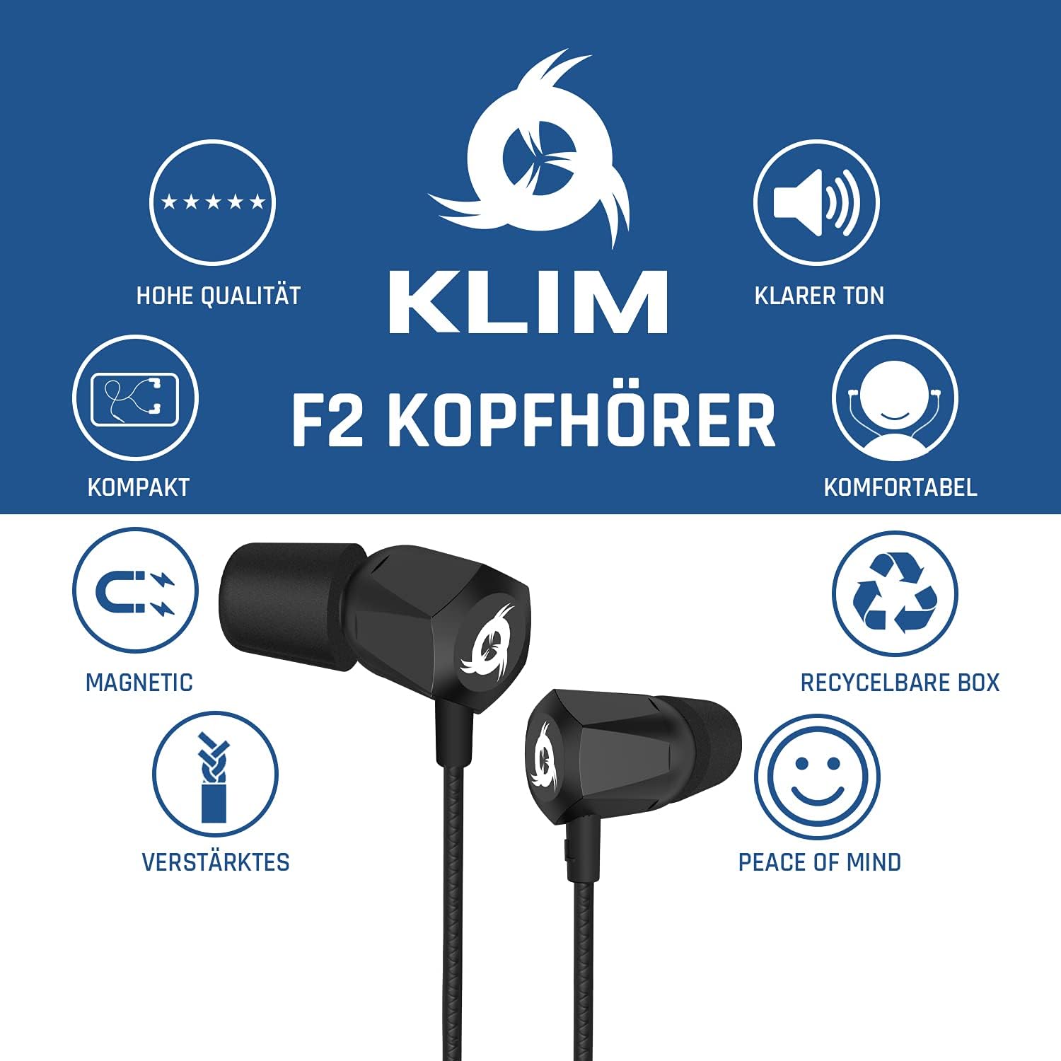 KLIM F2 Kopfhörer