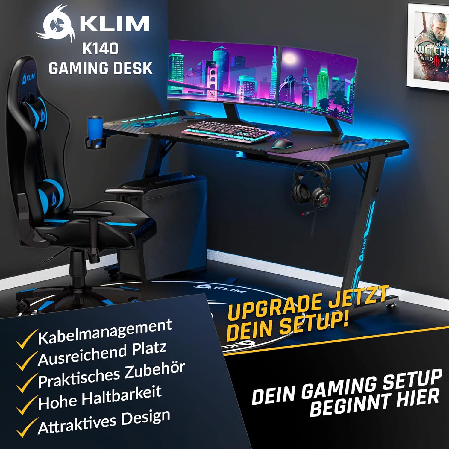 KLIM K140 Gaming Tisch