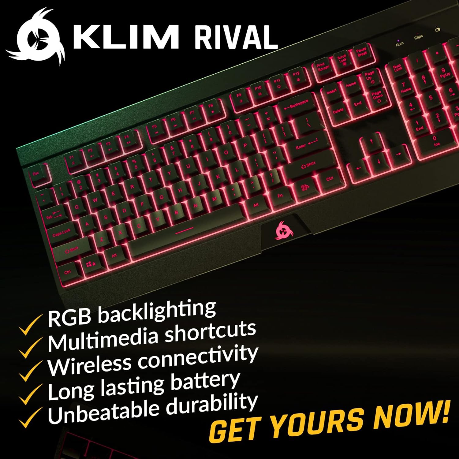 KLIM Rival Gaming Tastatur