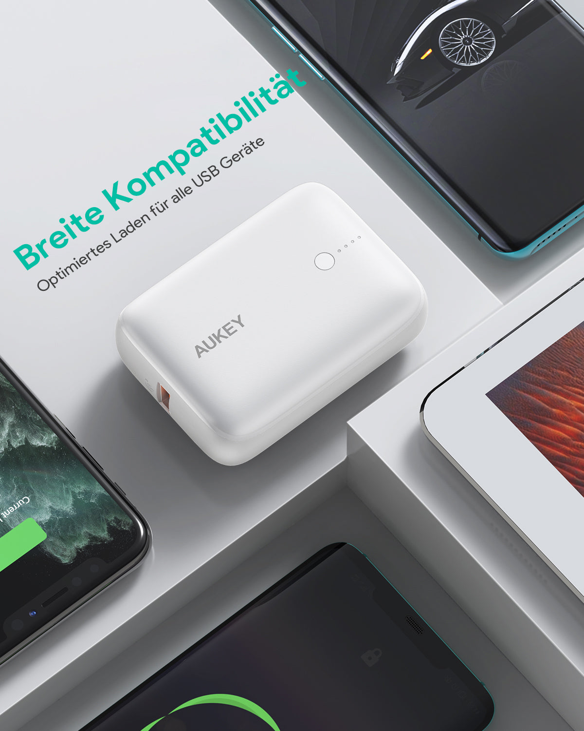 AUKEY PB-N83S 20W USB-C PD & USB-QC3.0 SCP 10000mAh Mini Powerbank