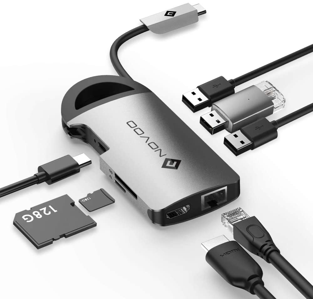 Novoo USB-C Aluminium Power Delivery (PD) Hub