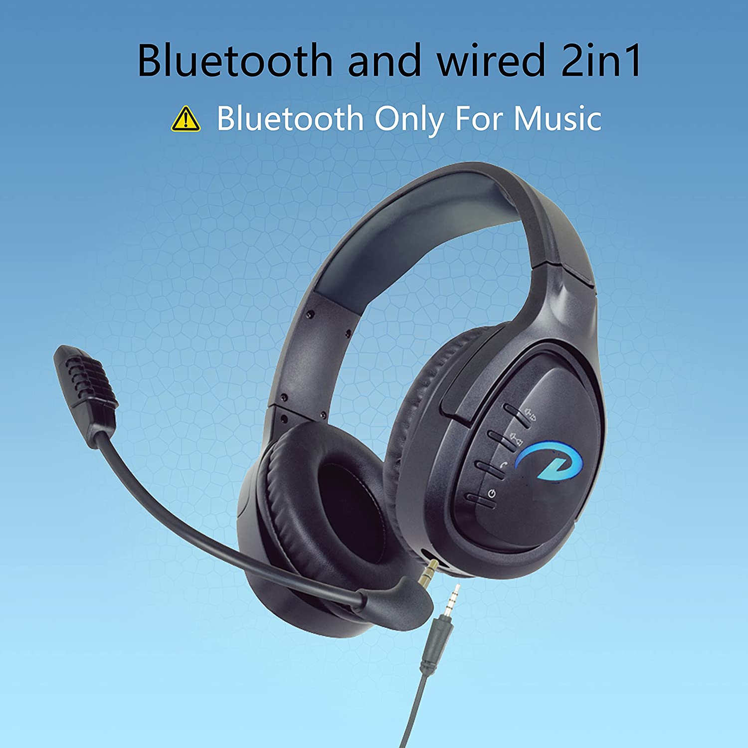 KIWAHK Bluetooth Gaming Headset