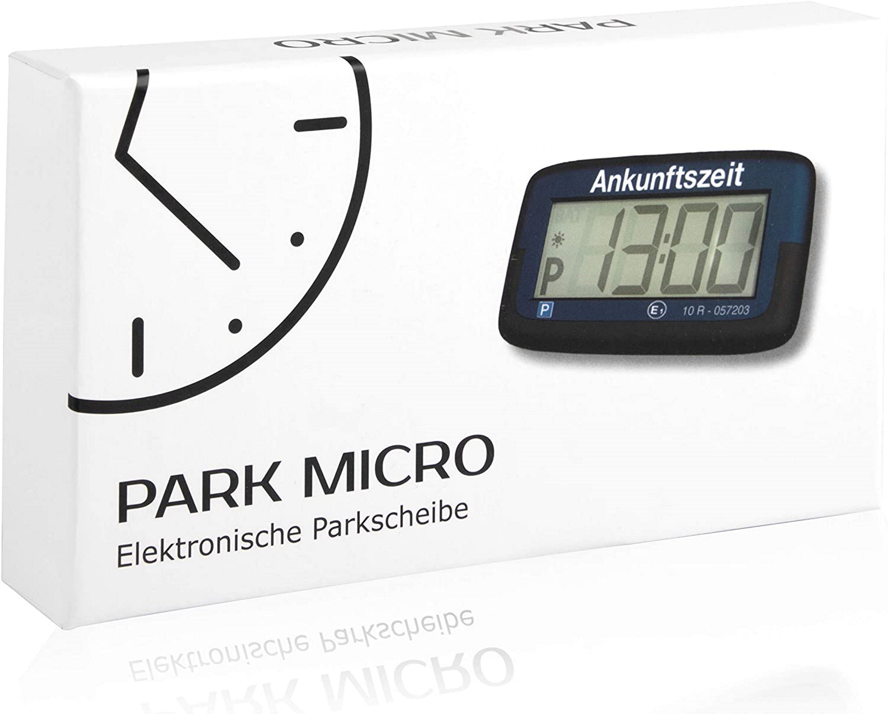 2X Needit Park Micro elektronische Parkscheibe mit Zulassung I Die