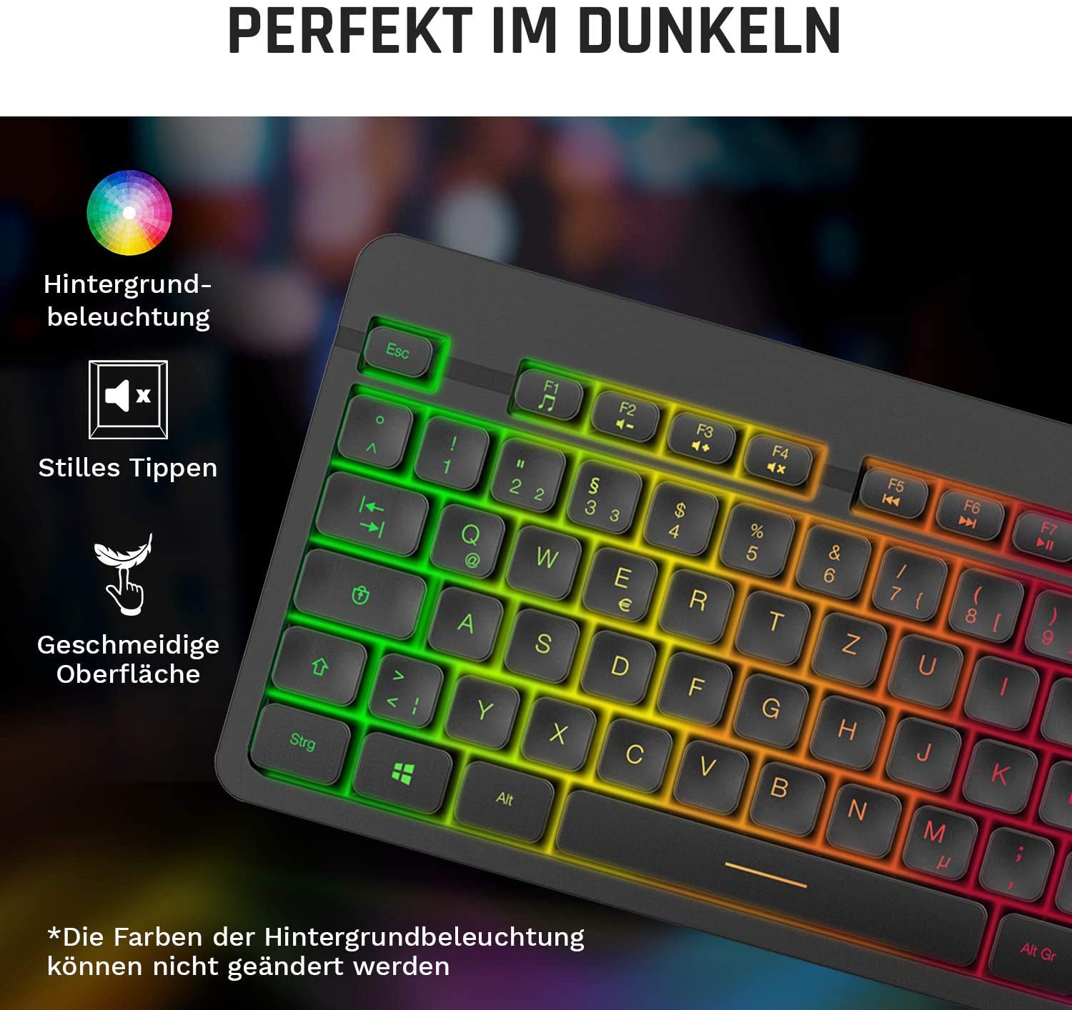 KLIM Light V2 Gaming Tastatur
