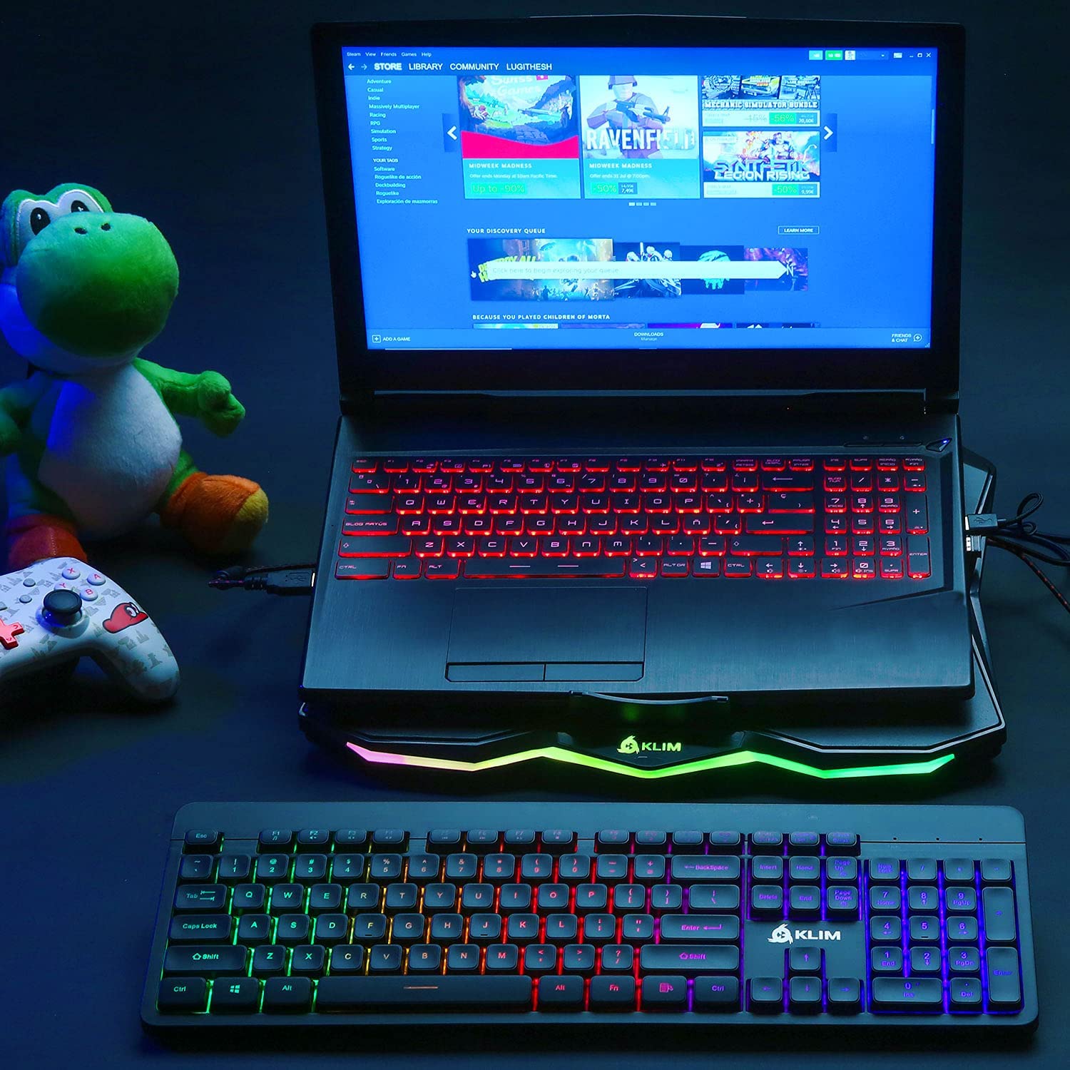 KLIM Rainbow Laptopkühler