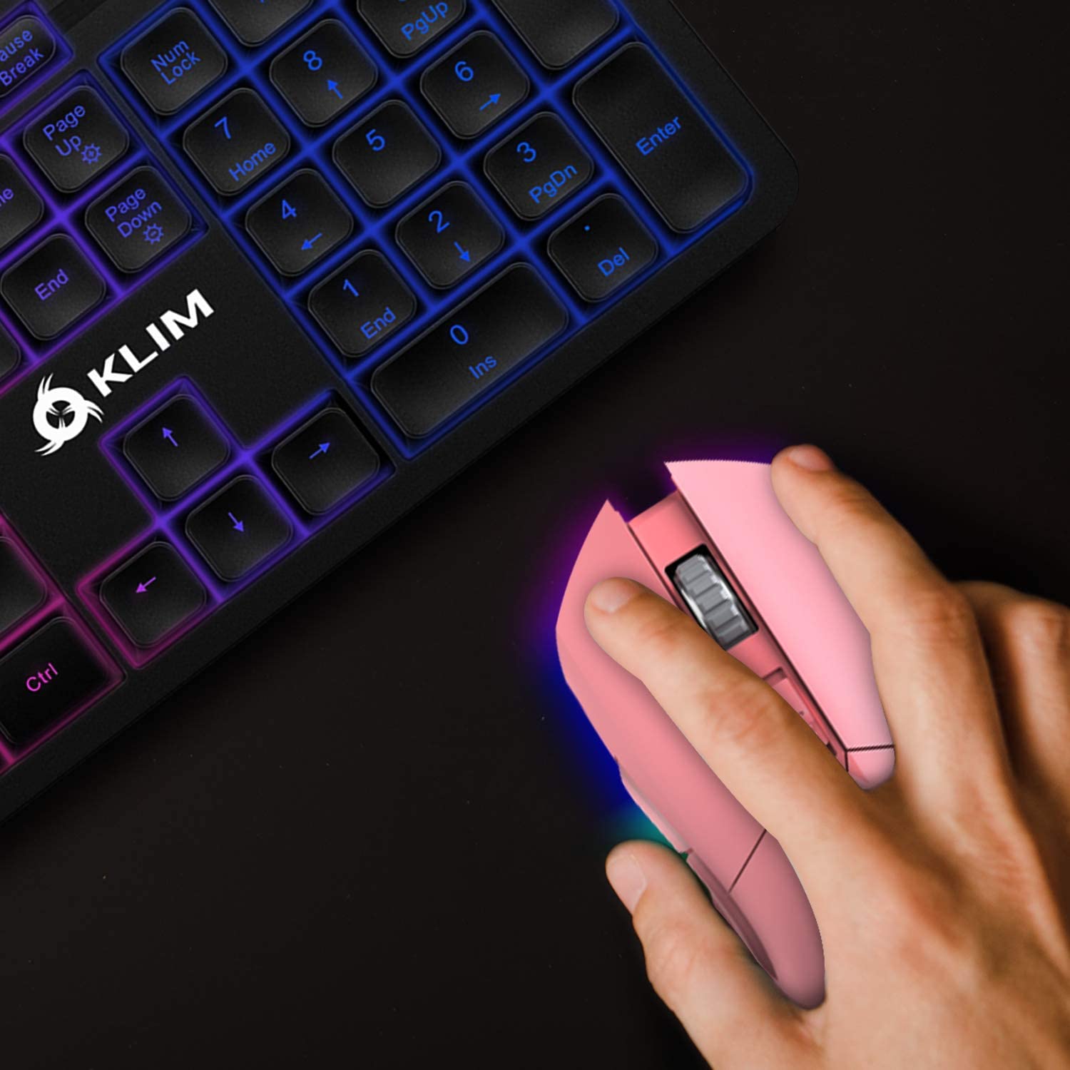KLIM Blaze pink Gaming Maus