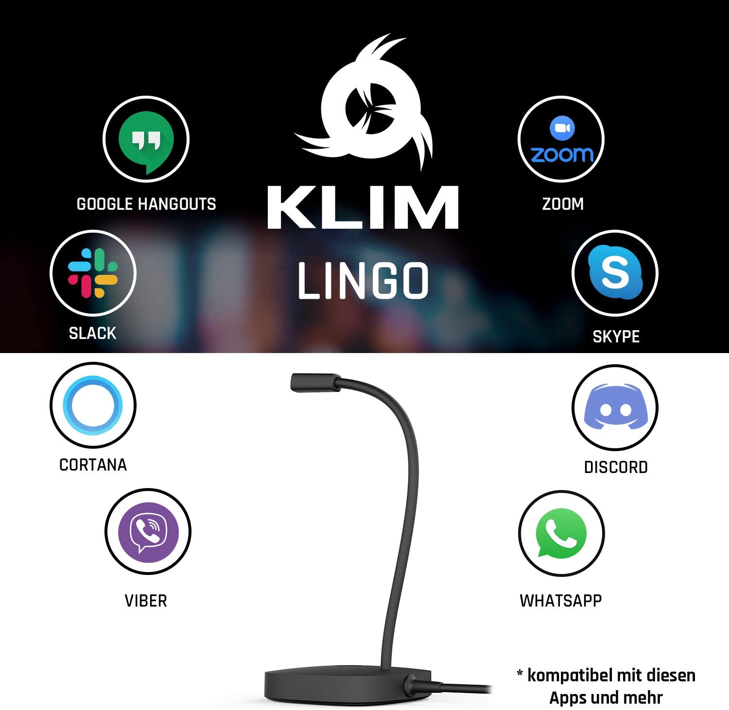 KLIM Lingo PC Standmikrofon